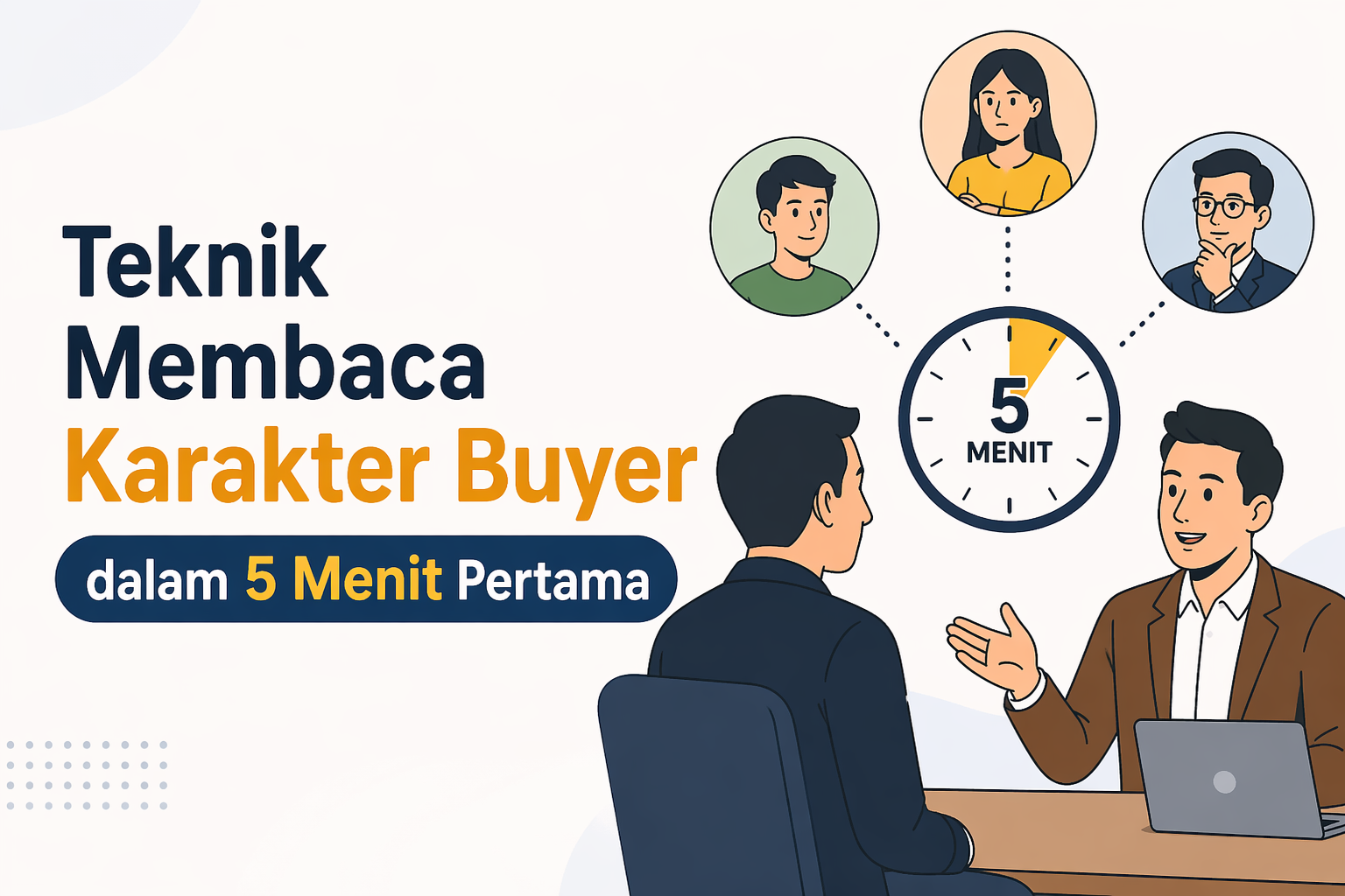 Teknik Membaca Karakter Buyer dalam 5 Menit Pertama