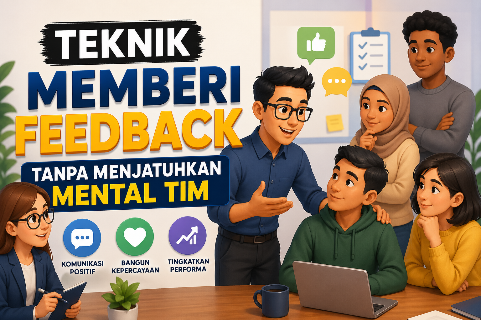 Teknik Memberi Feedback Tanpa Menjatuhkan Mental Tim