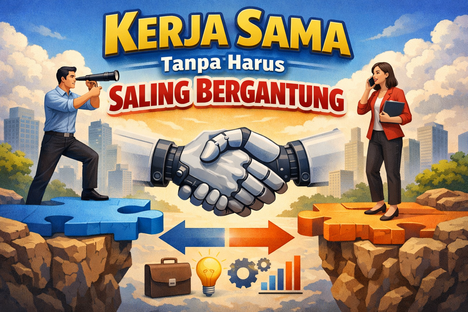 Kerja Sama Tanpa Harus Saling Bergantung