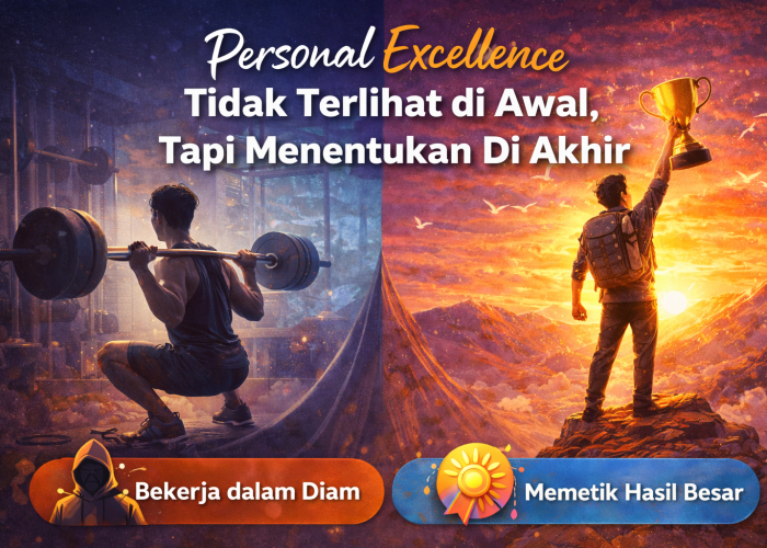 Personal Excellence Tidak Terlihat di Awal, Tapi Menentukan Di Akhir