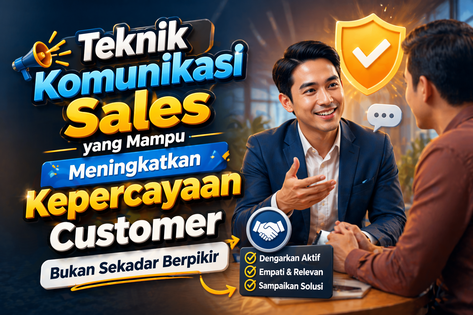 Teknik Komunikasi Sales yang Mampu Meningkatkan Kepercayaan Customer