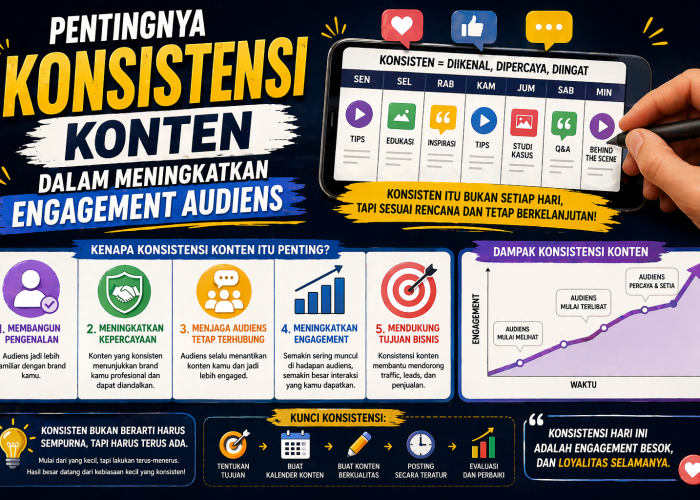 Pentingnya Konsistensi Konten dalam Meningkatkan Engagement Audiens