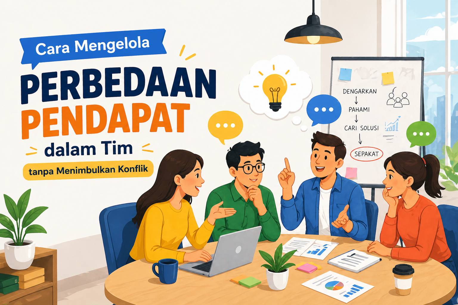 Cara Mengelola Perbedaan Pendapat dalam Tim tanpa Menimbulkan Konflik