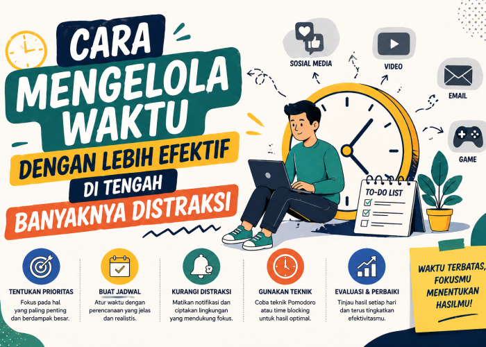 Cara Mengelola Waktu dengan Lebih Efektif di Tengah Banyaknya Distraksi