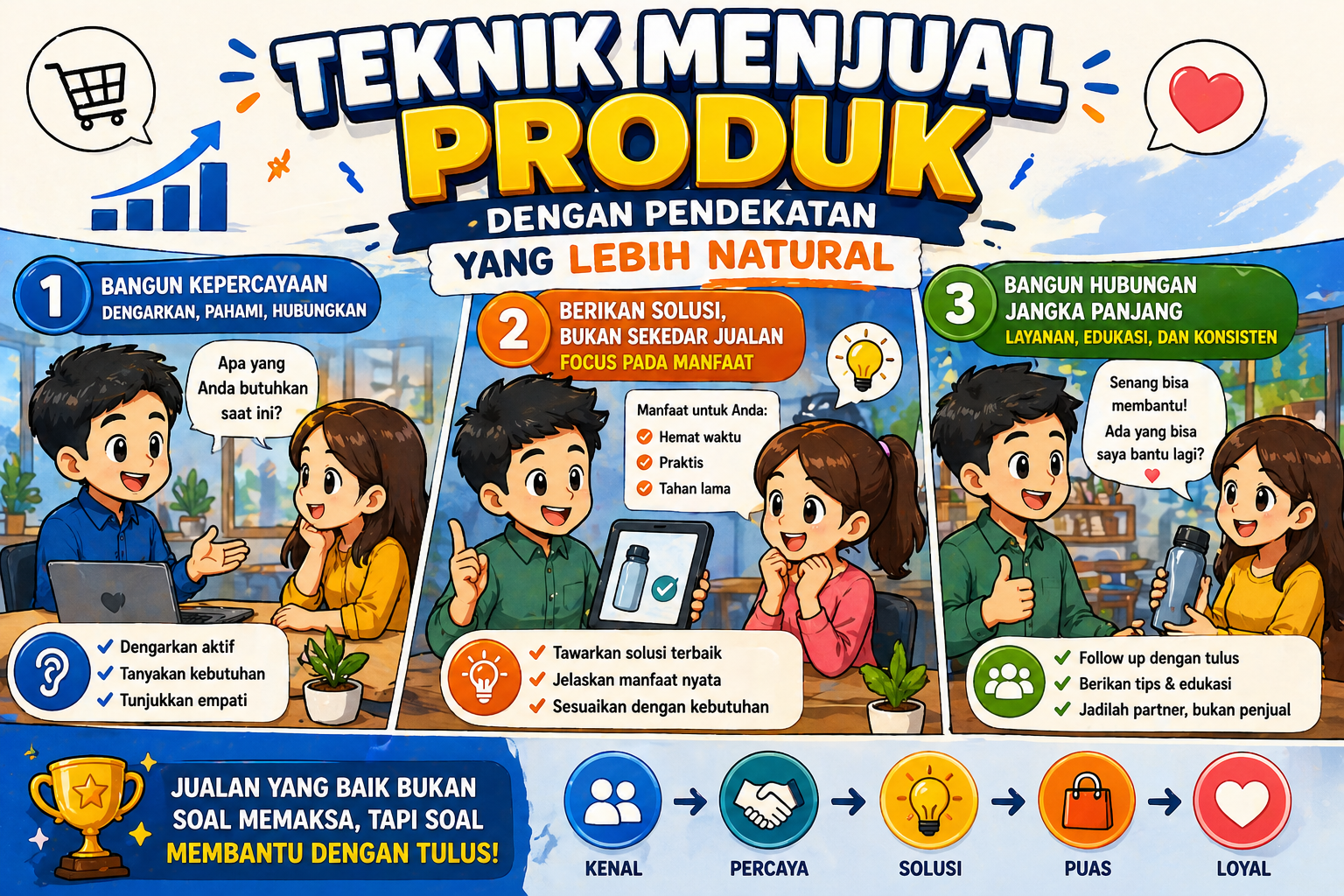 Teknik Menjual Produk dengan Pendekatan yang Lebih Natural