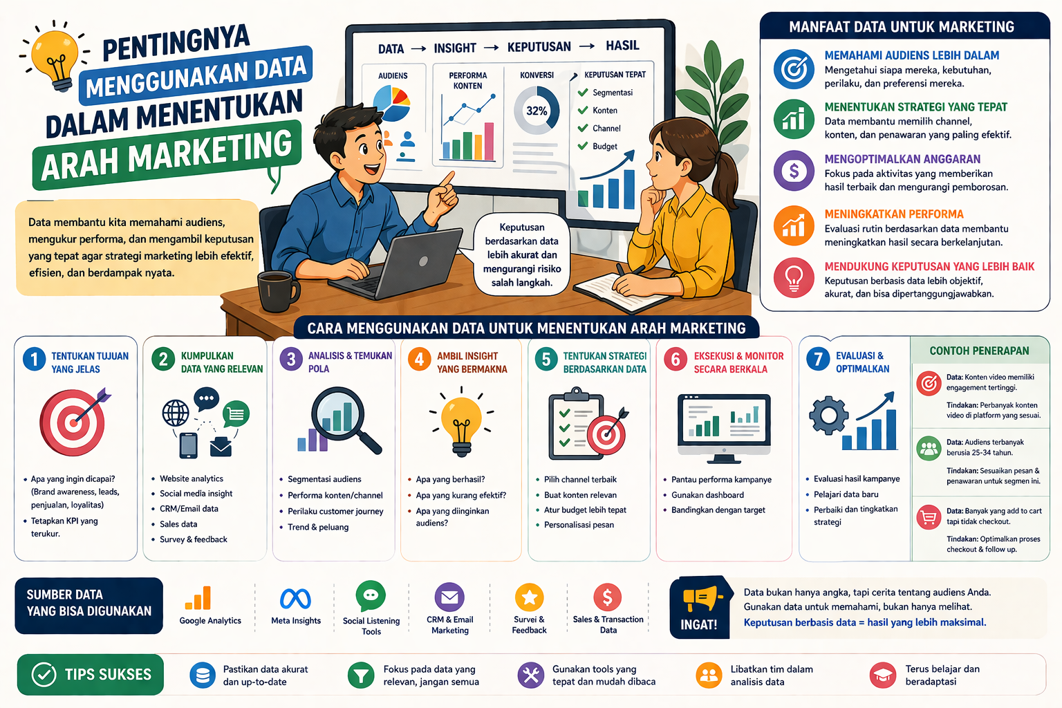 Pentingnya Menggunakan Data dalam Menentukan Arah Marketing