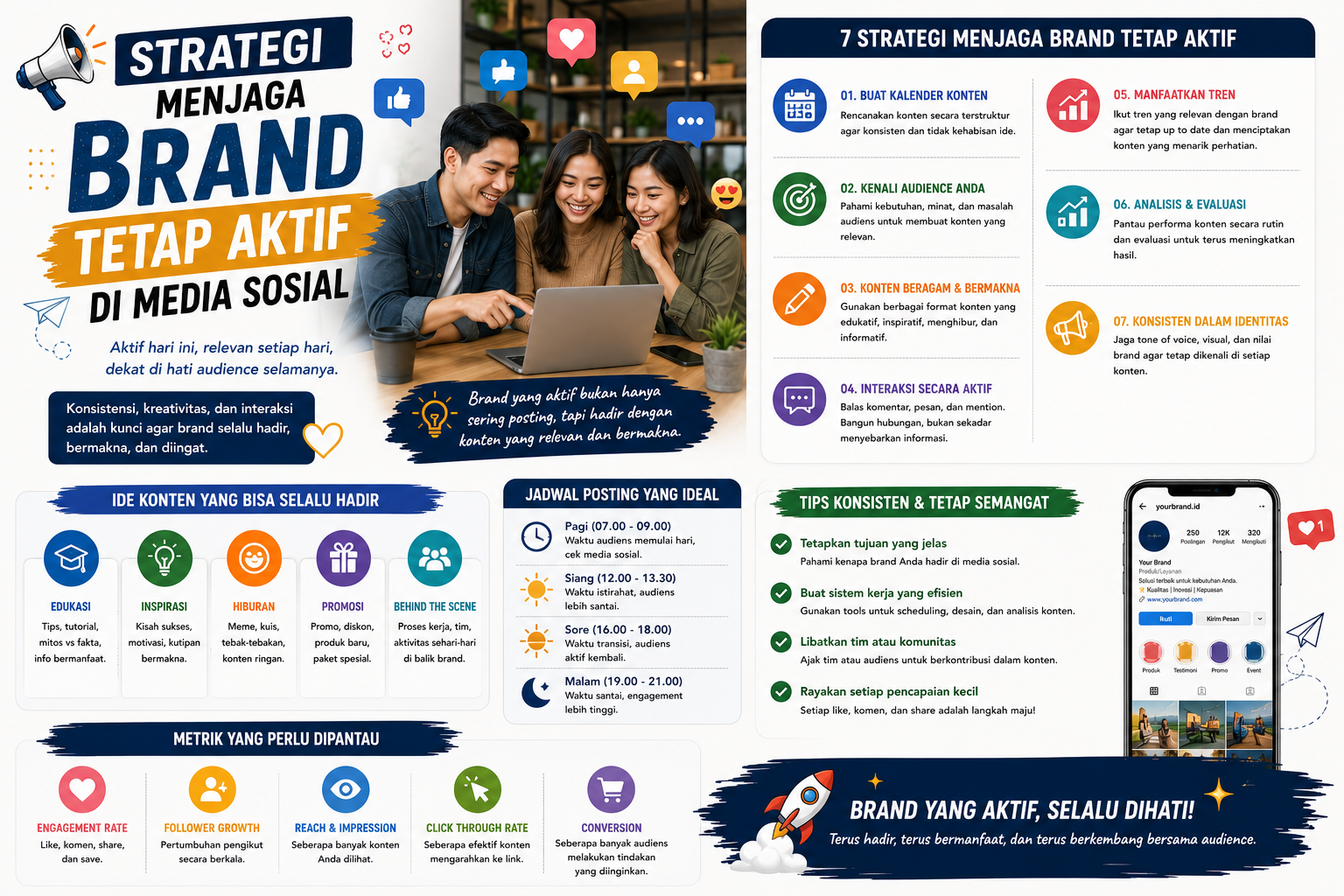 Strategi Menjaga Brand Tetap Aktif di Media Sosial