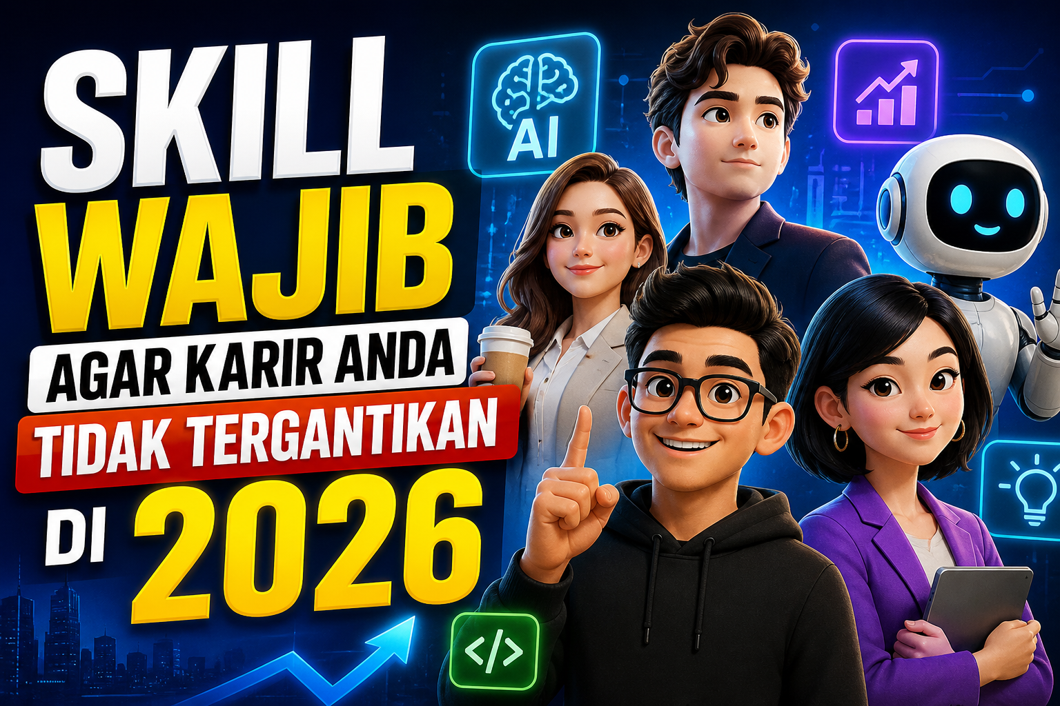 Skill Wajib Agar Karir Anda Tidak Tergantikan di 2026