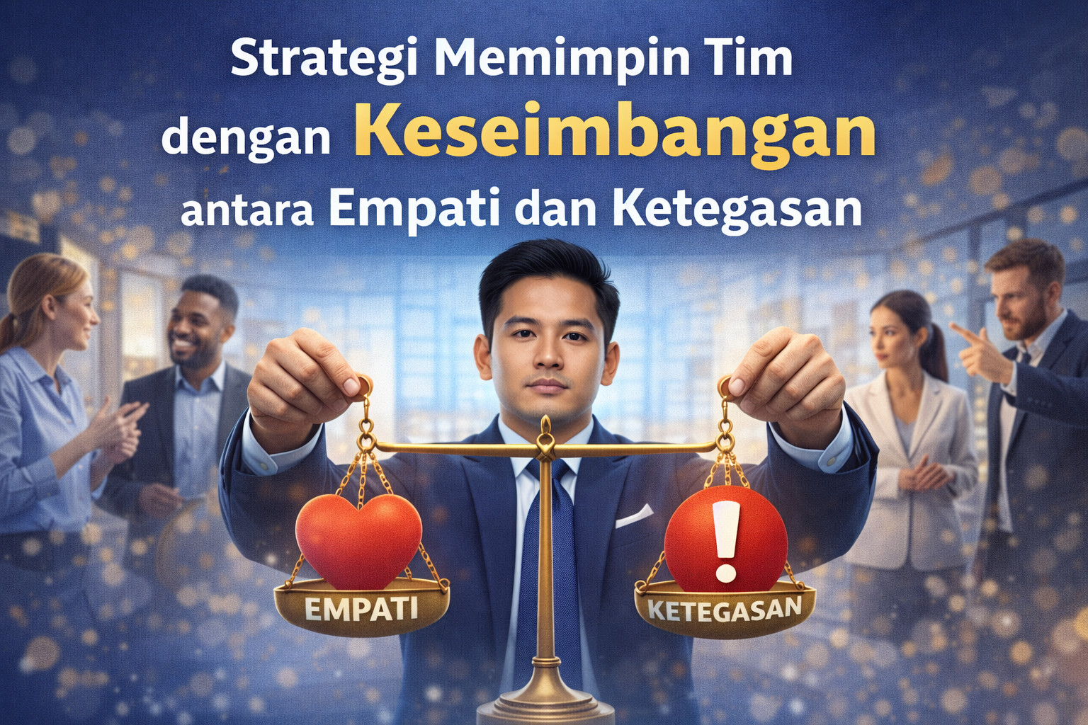 Strategi Memimpin Tim dengan Keseimbangan antara Empati dan Ketegasan
