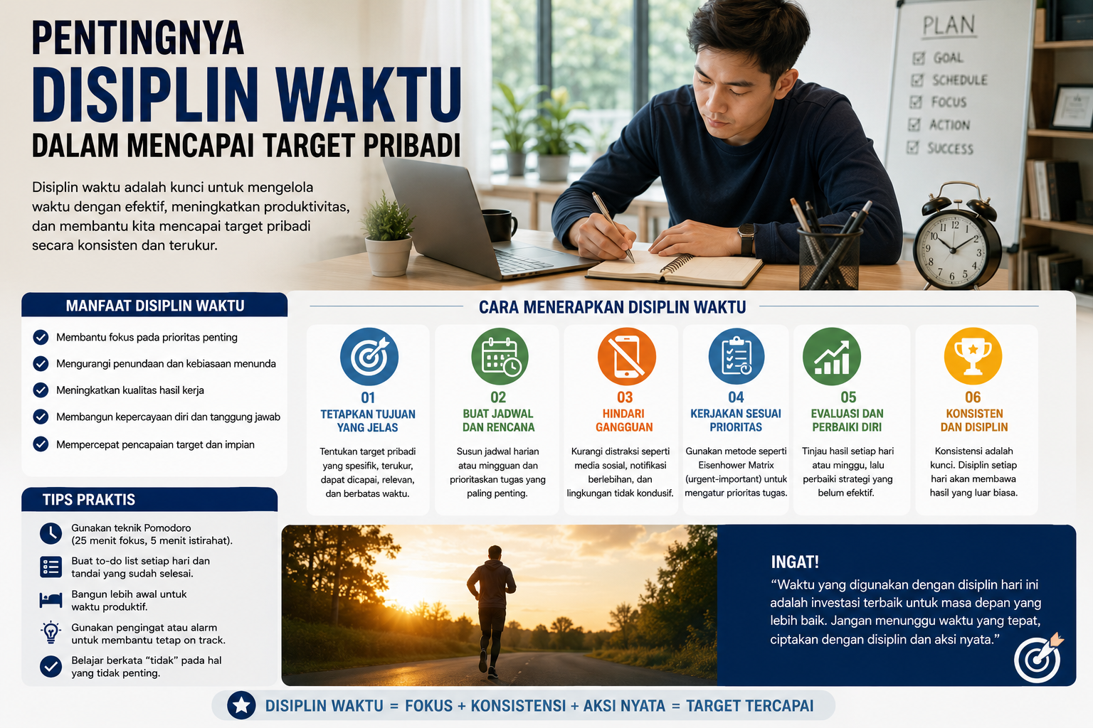 Pentingnya Disiplin Waktu dalam Mencapai Target Pribadi