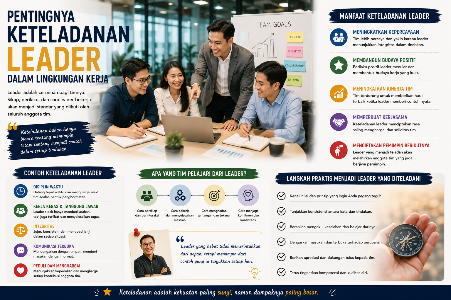 Pentingnya Keteladanan Leader dalam Lingkungan Kerja