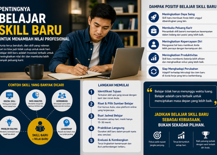 Pentingnya Belajar Skill Baru untuk Menambah Nilai Profesional