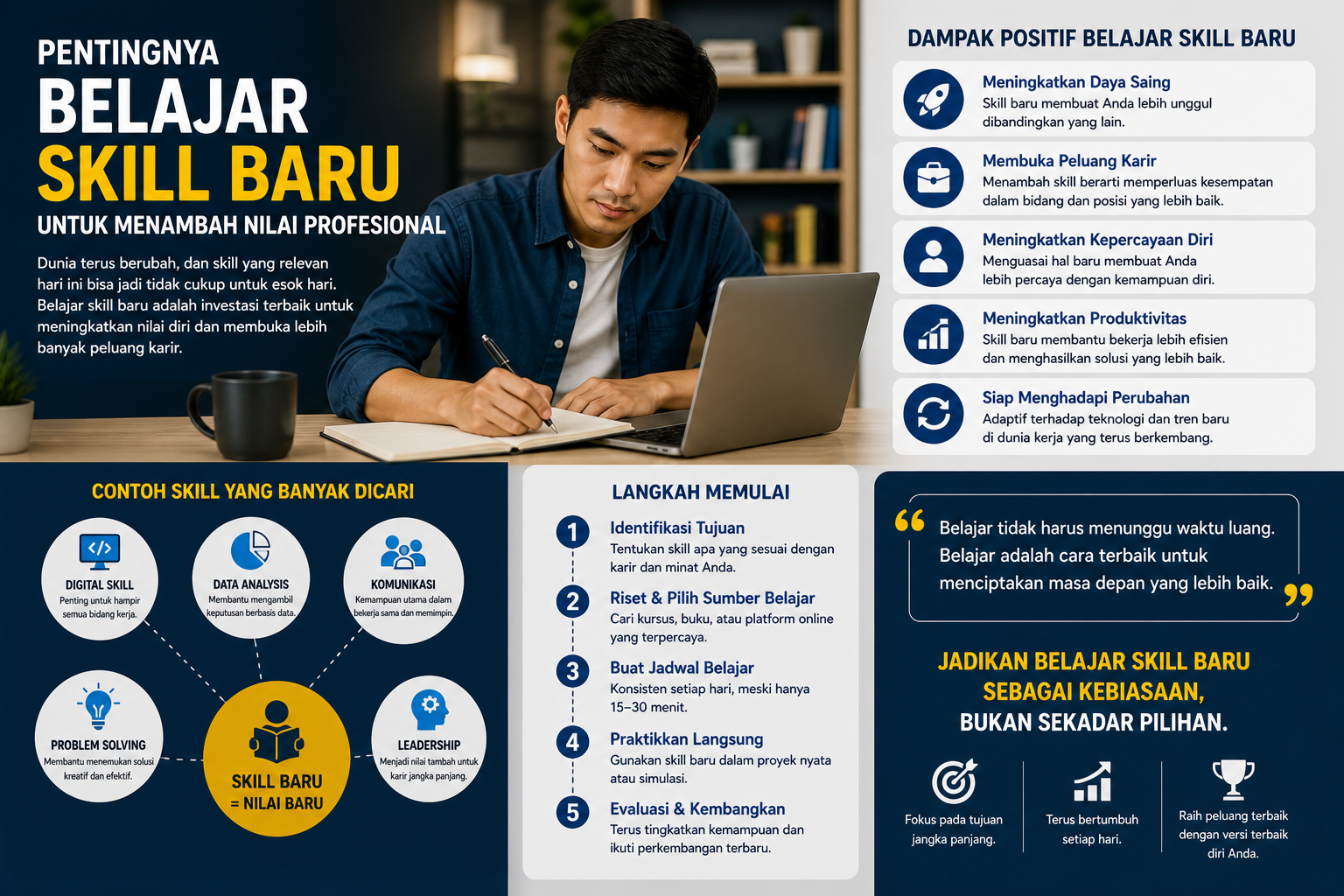 Pentingnya Belajar Skill Baru untuk Menambah Nilai Profesional