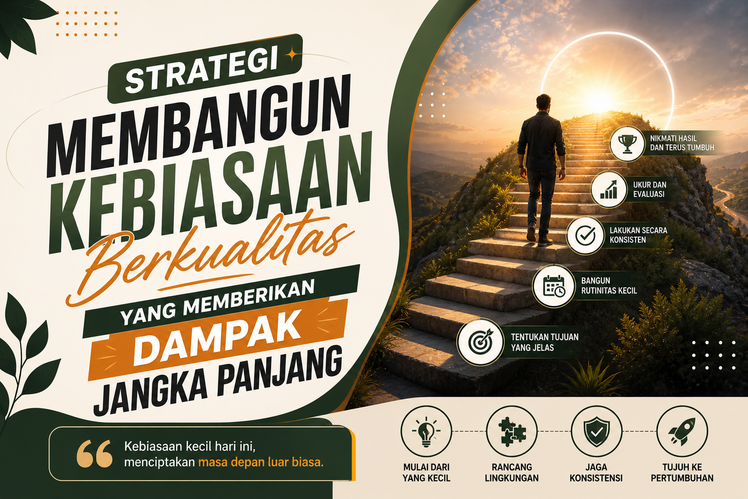 Strategi Membangun Kebiasaan Berkualitas yang Memberikan Dampak Jangka Panjang