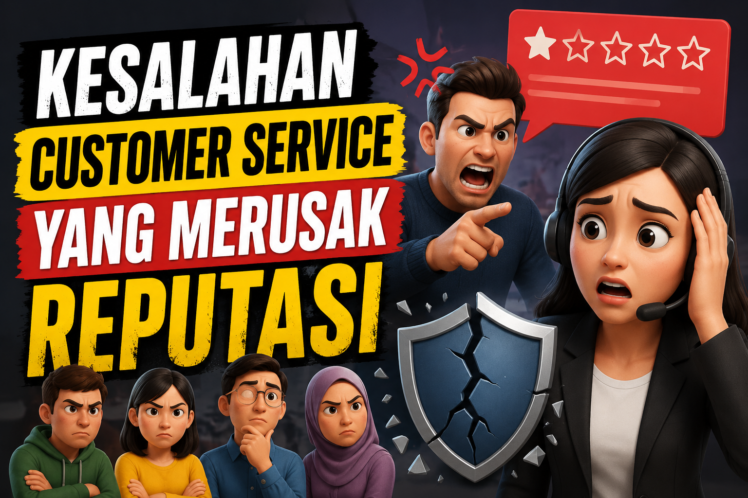 Kesalahan Customer Service Yang Merusak Reputasi