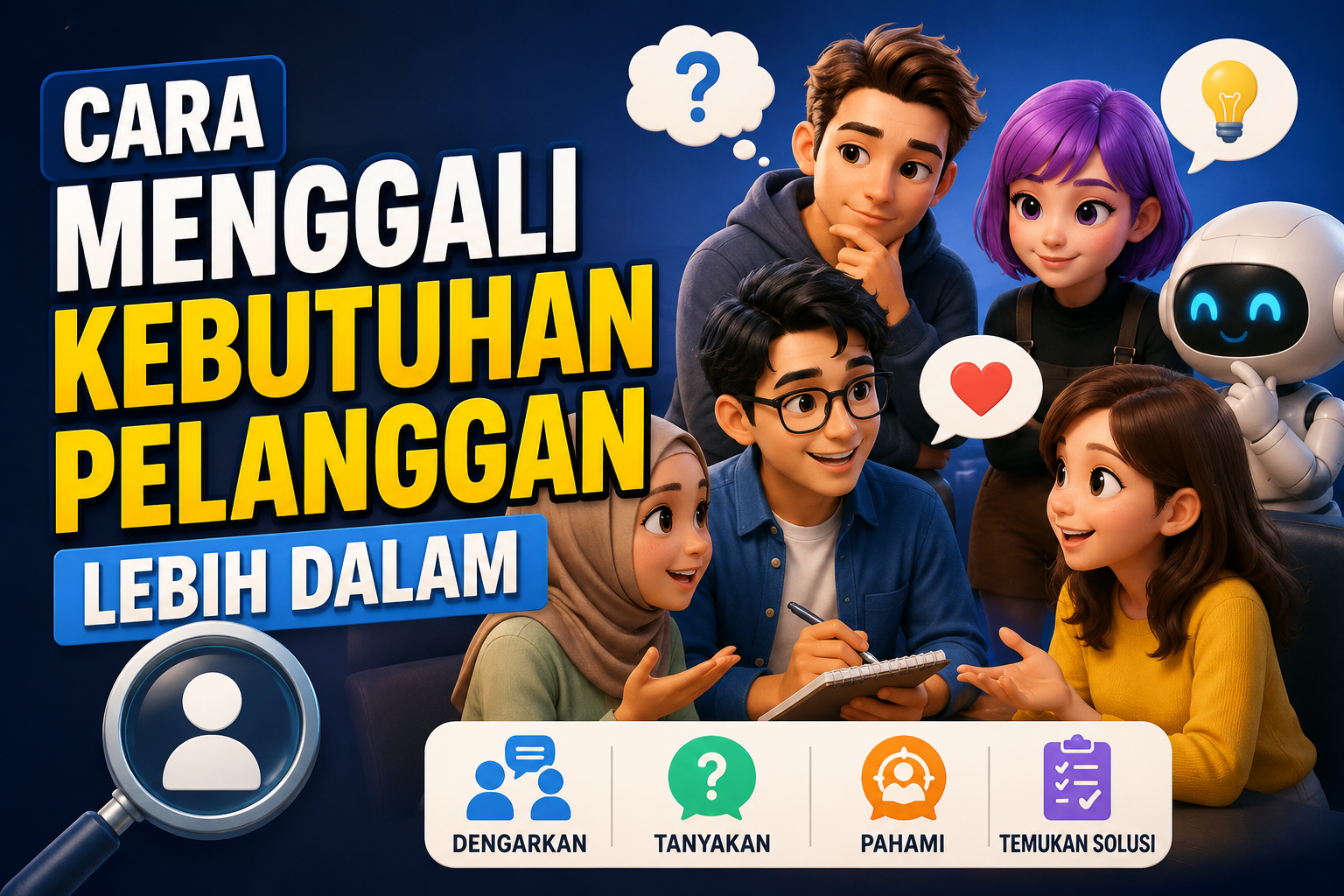 Cara Menggali Kebutuhan Pelanggan Lebih Dalam
