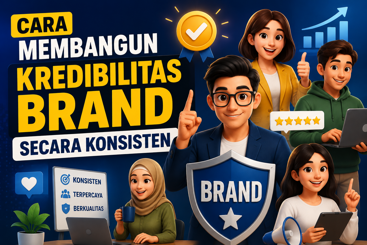 Cara Membangun Kredibilitas Brand Secara Konsisten