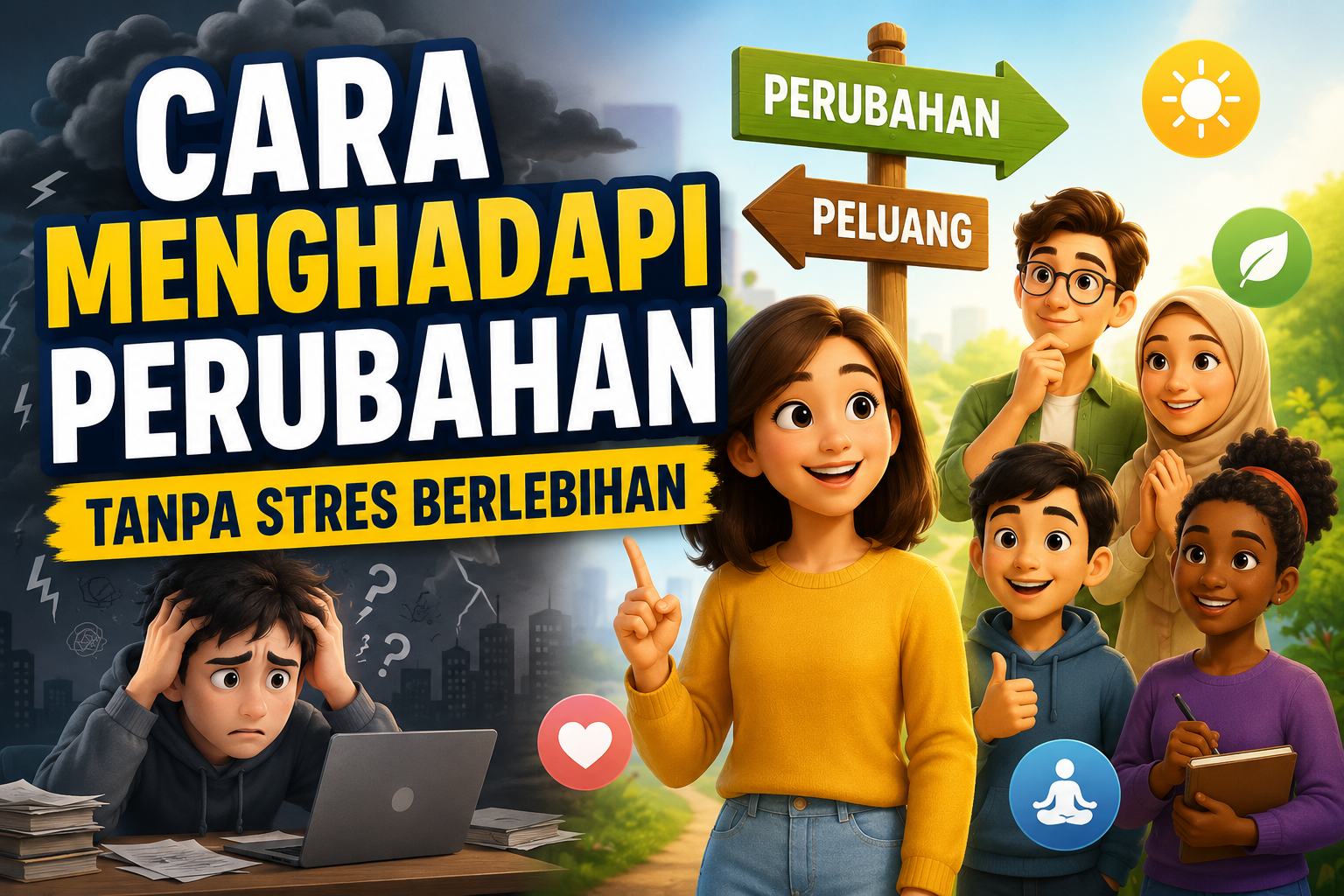 Cara Menghadapi Perubahan Tanpa Stres Berlebihan