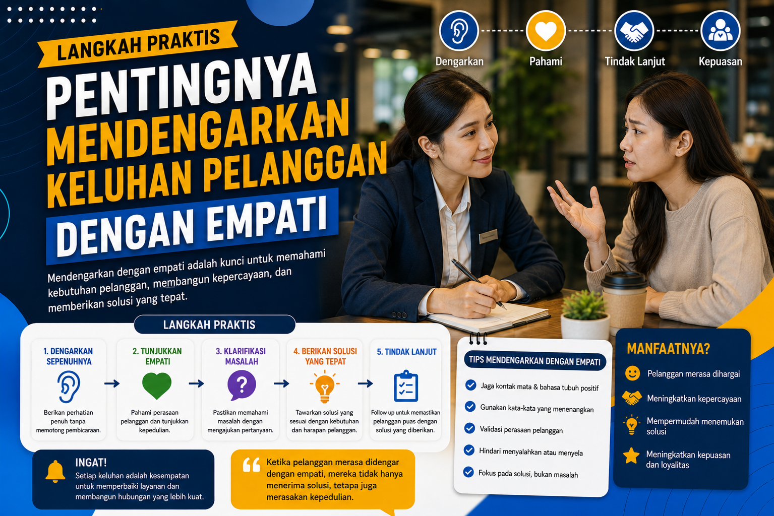 Pentingnya Mendengarkan Keluhan Pelanggan dengan Empati