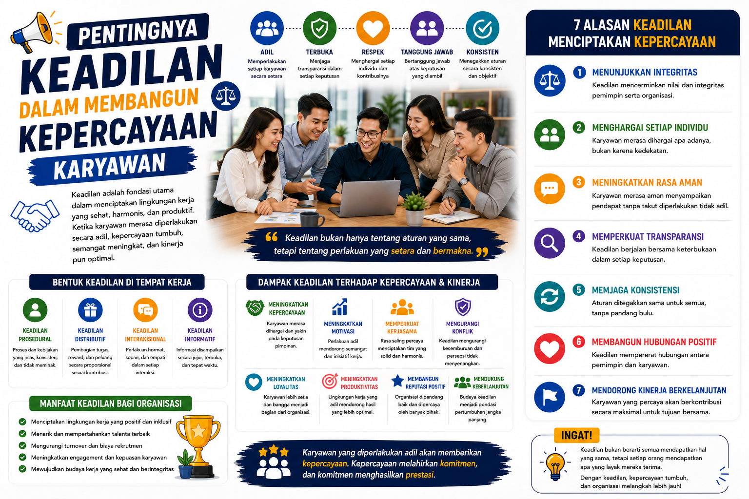 Pentingnya Keadilan dalam Membangun Kepercayaan Karyawan