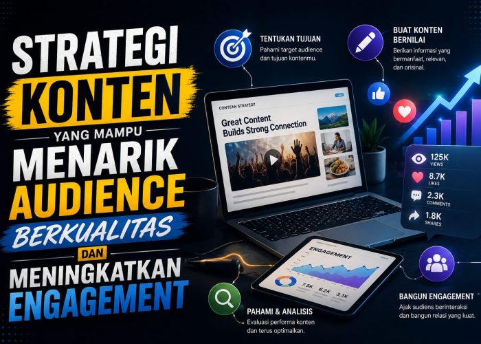 Strategi Konten yang Mampu Menarik Audience Berkualitas dan Meningkatkan Engagement