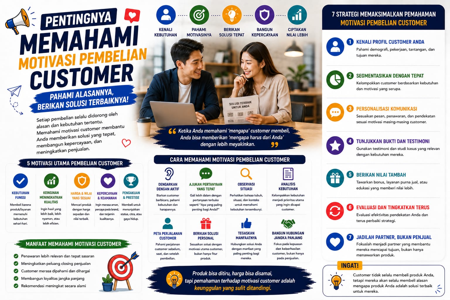 Pentingnya Memahami Motivasi Pembelian Customer