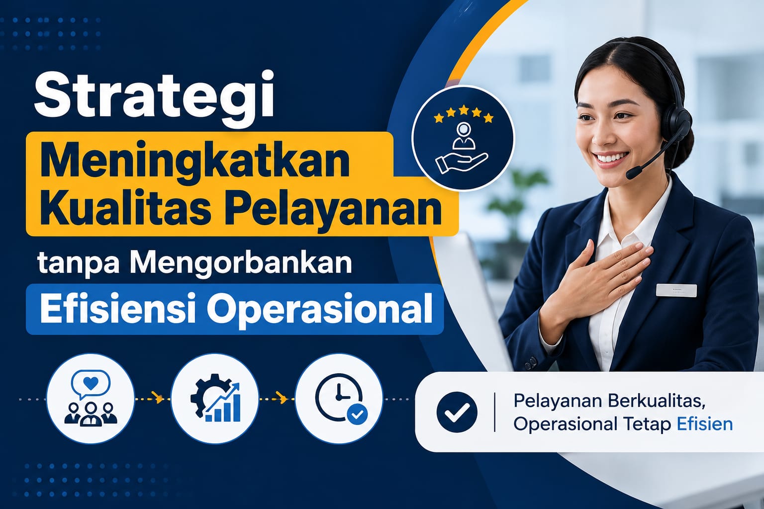 Strategi Meningkatkan Kualitas Pelayanan tanpa Mengorbankan Efisiensi Operasional