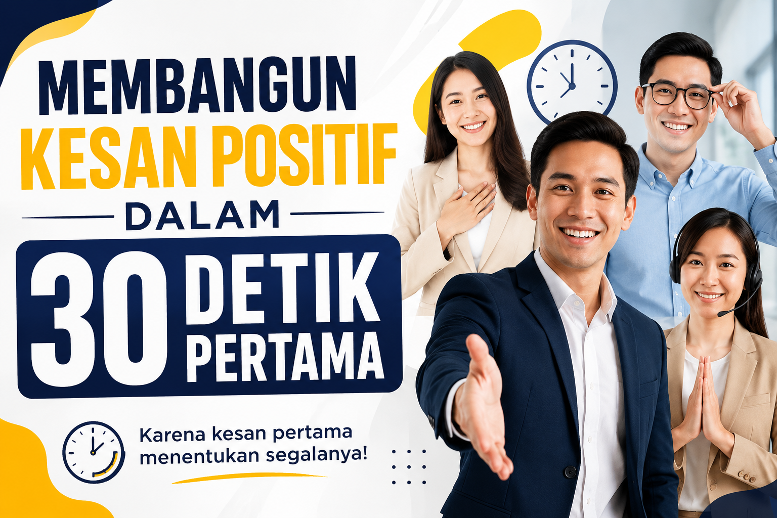 Membangun Kesan Positif dalam 30 Detik Pertama