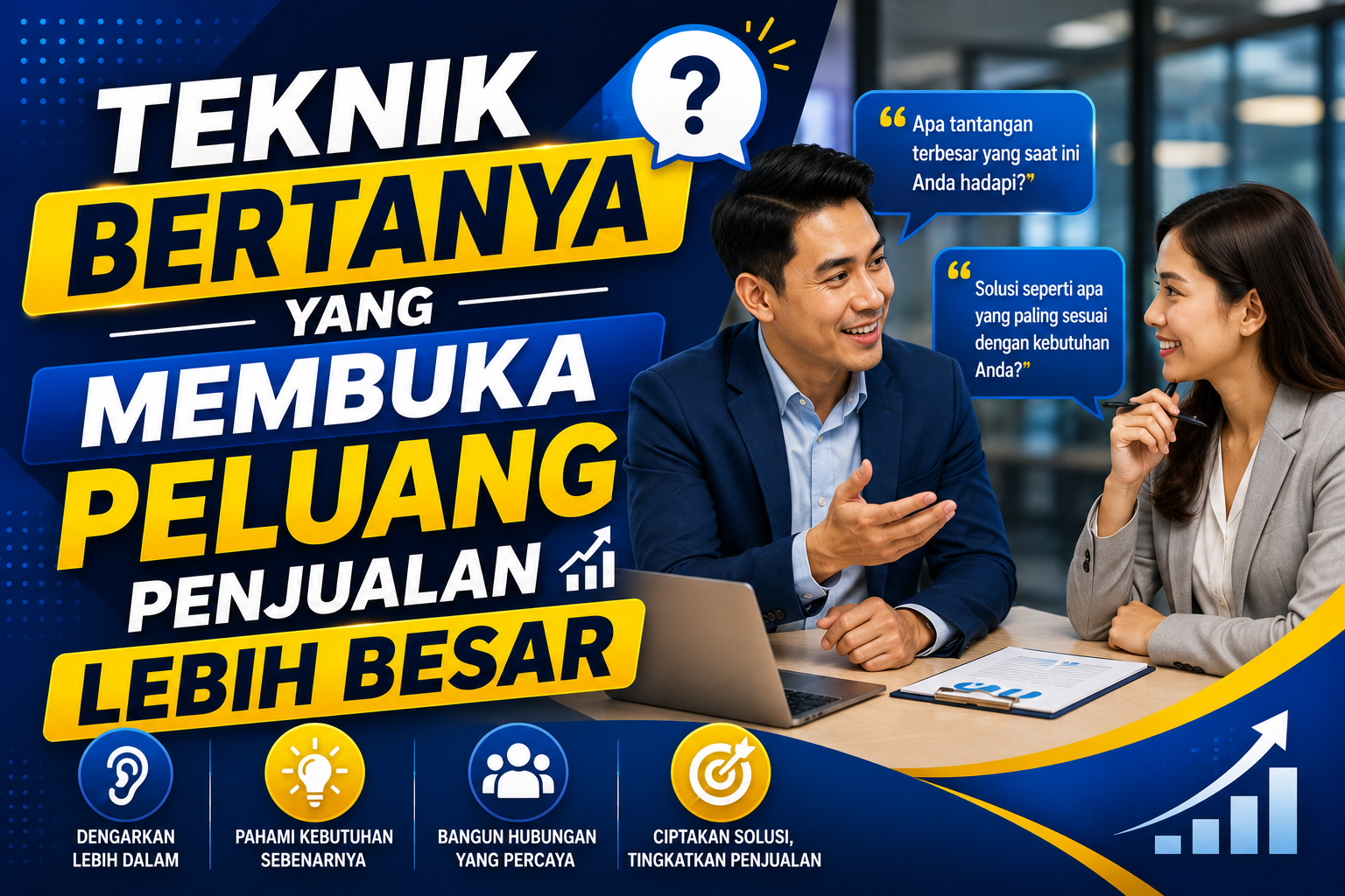 Teknik Bertanya yang Membuka Peluang Penjualan Lebih Besar