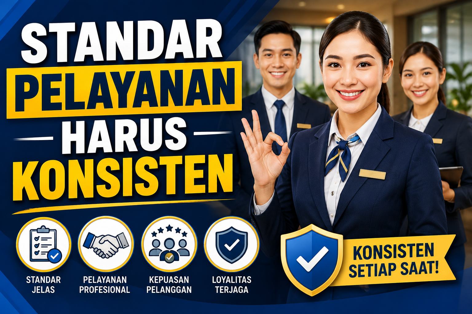 Standar Pelayanan Harus Konsisten