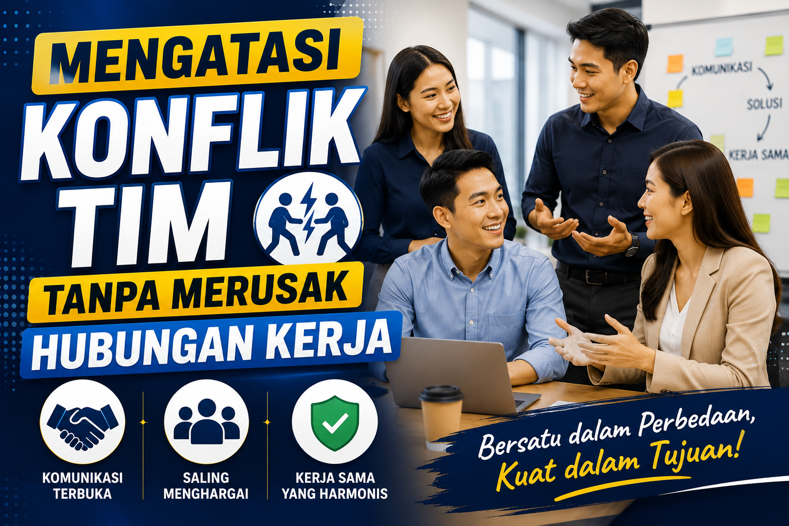 Mengatasi Konflik Tim Tanpa Merusak Hubungan Kerja