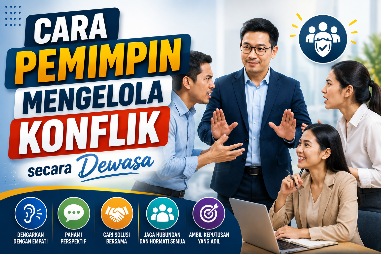 Cara Pemimpin Mengelola Konflik secara Dewasa
