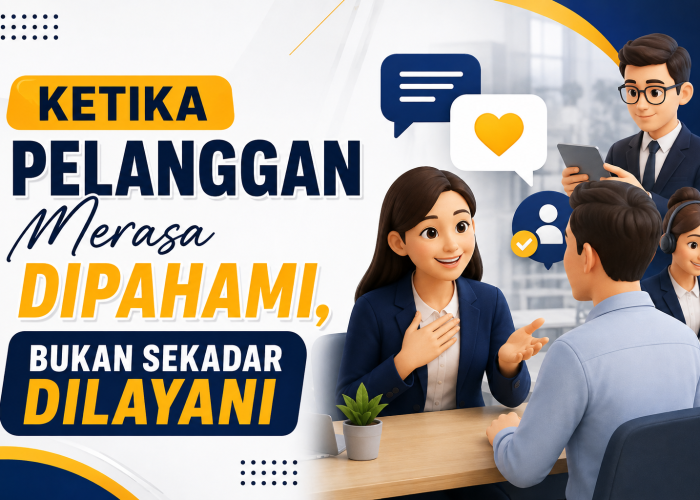 Ketika Pelanggan Merasa Dipahami, Bukan Sekadar Dilayani