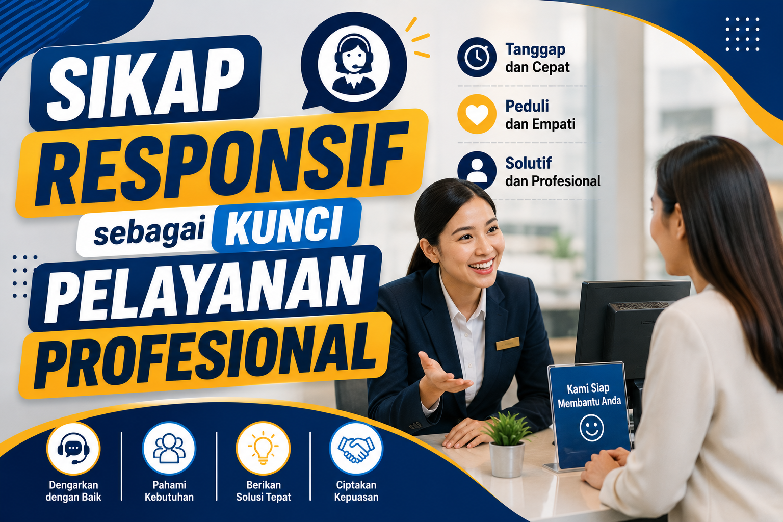 Sikap Responsif sebagai Kunci Pelayanan Profesional