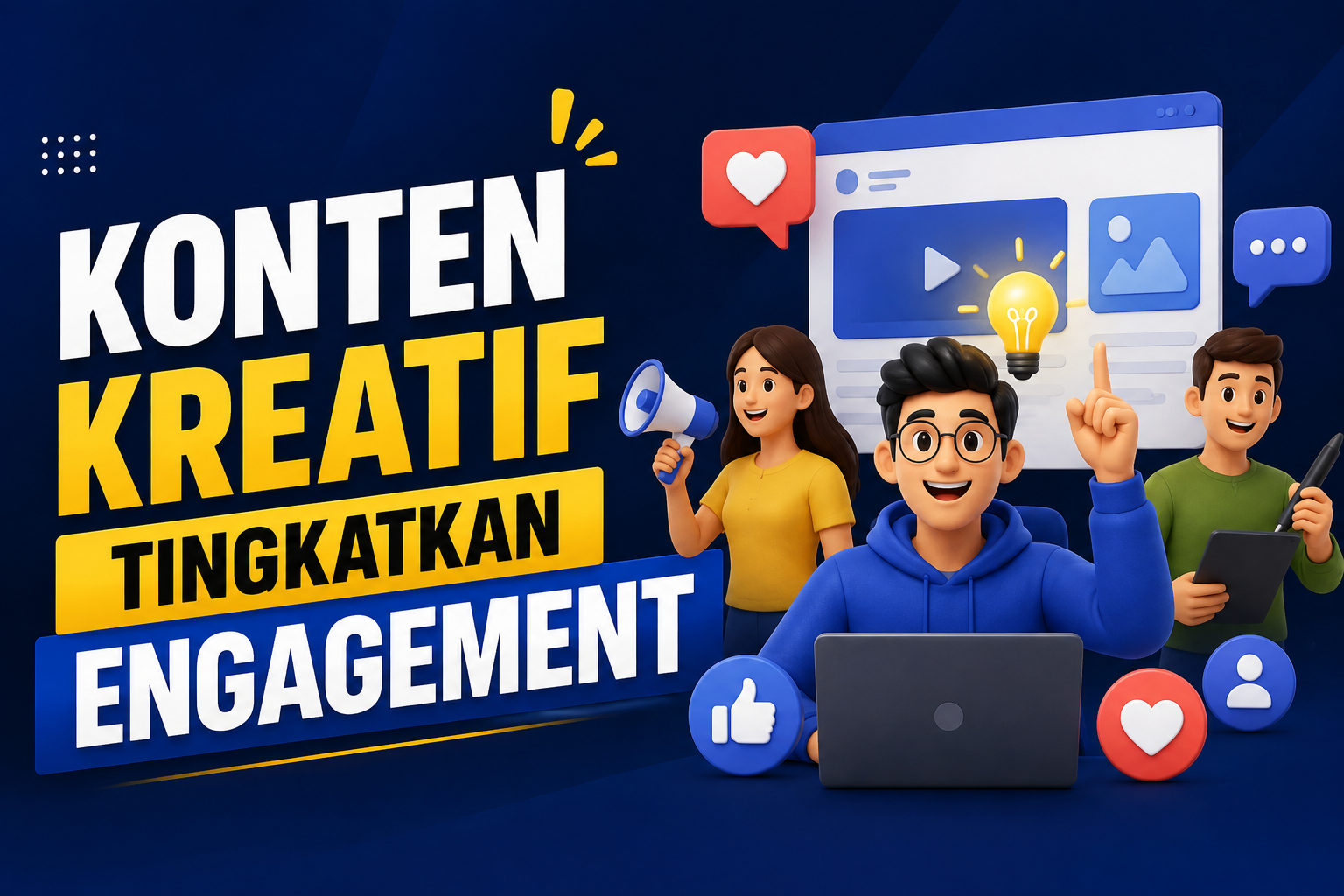 Konten Kreatif Tingkatkan Engagement