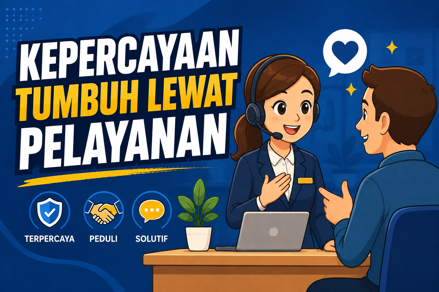 Kepercayaan Tumbuh Lewat Pelayanan