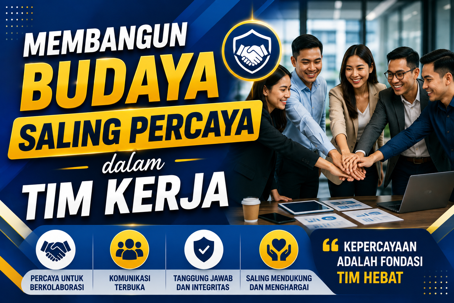 Membangun Budaya Saling Percaya dalam Tim Kerja