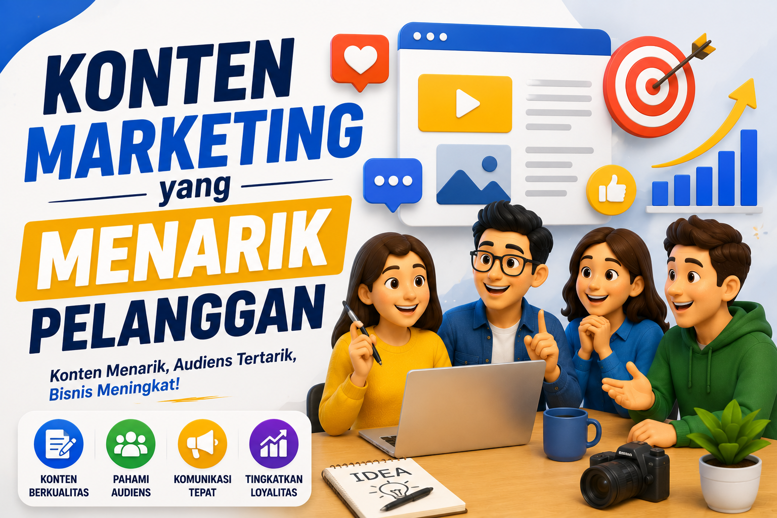 Konten Marketing yang Menarik Pelanggan