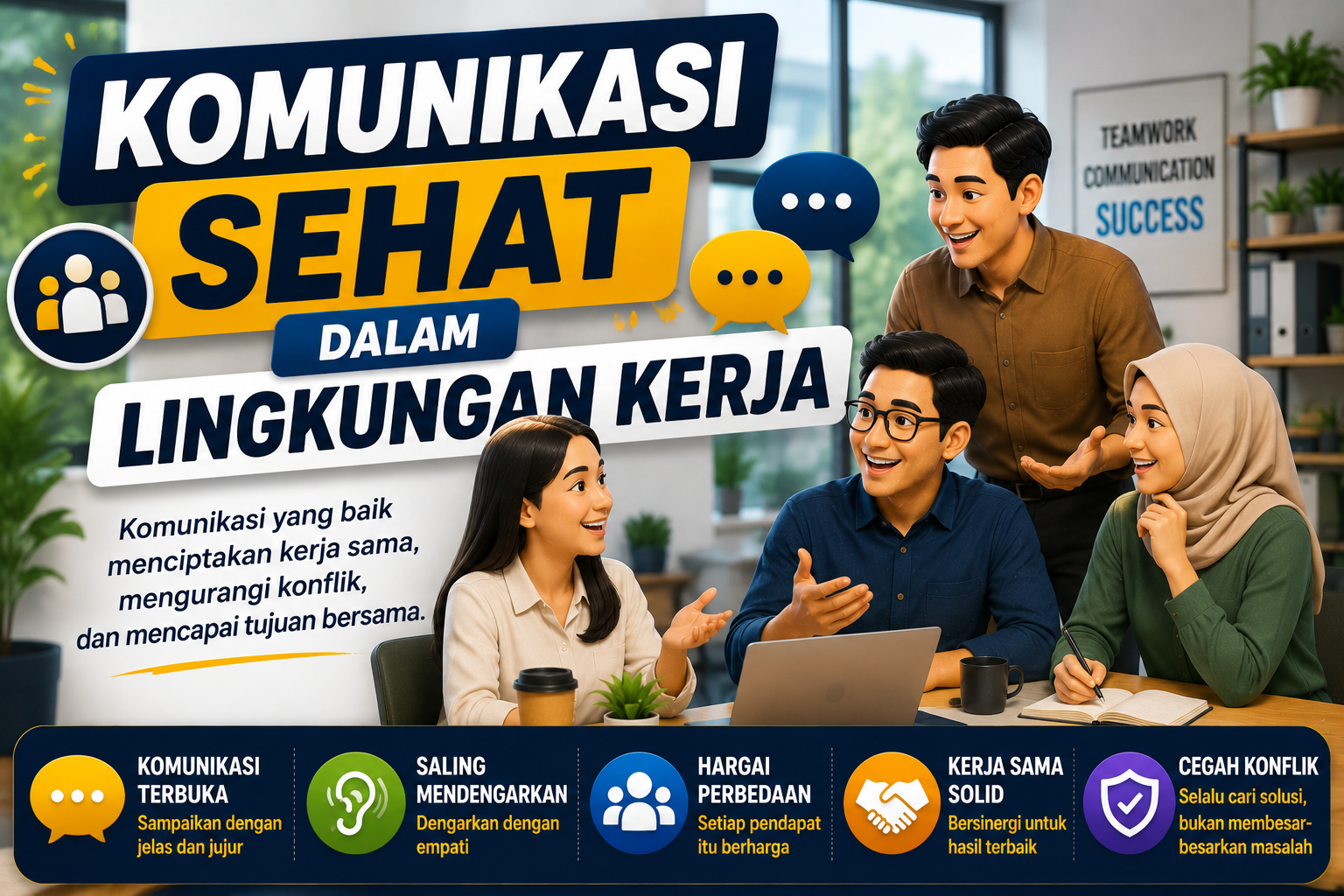 Komunikasi Sehat dalam Lingkungan Kerja