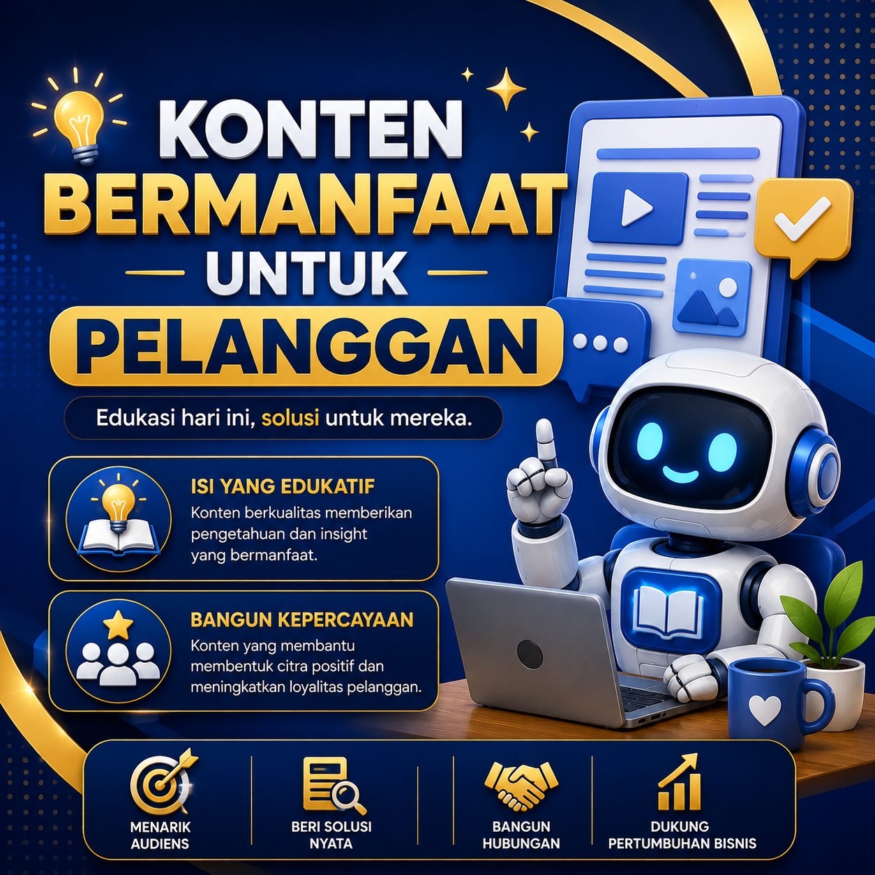 Konten Bermanfaat untuk Pelanggan