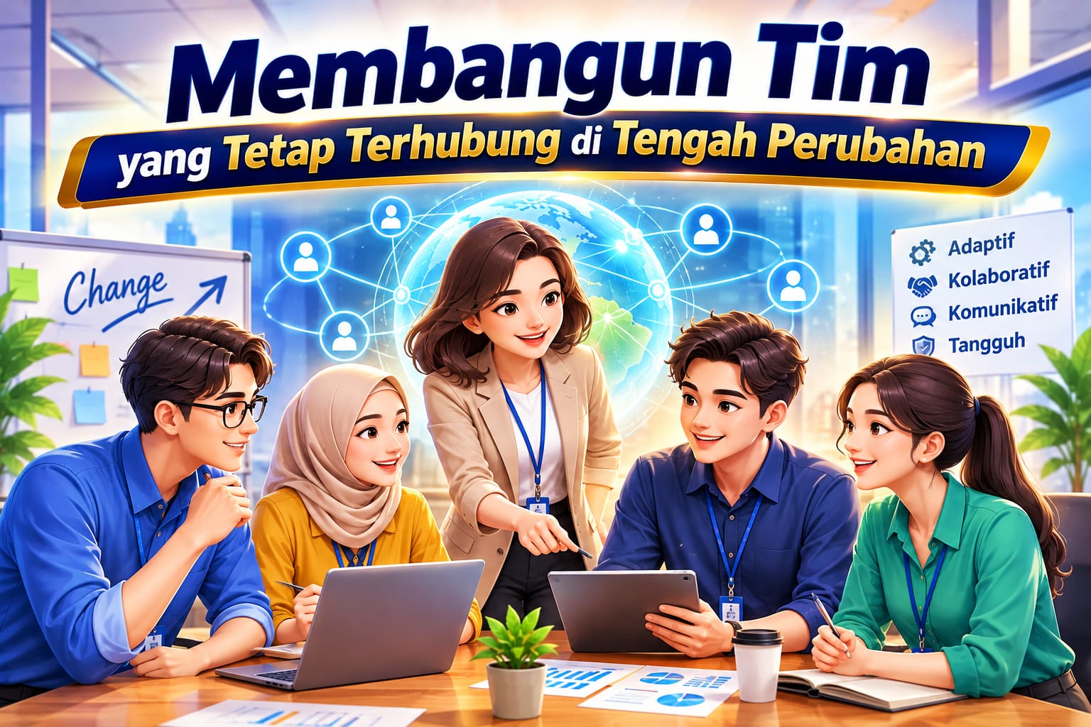 Membangun Tim yang Tetap Terhubung di Tengah Perubahan
