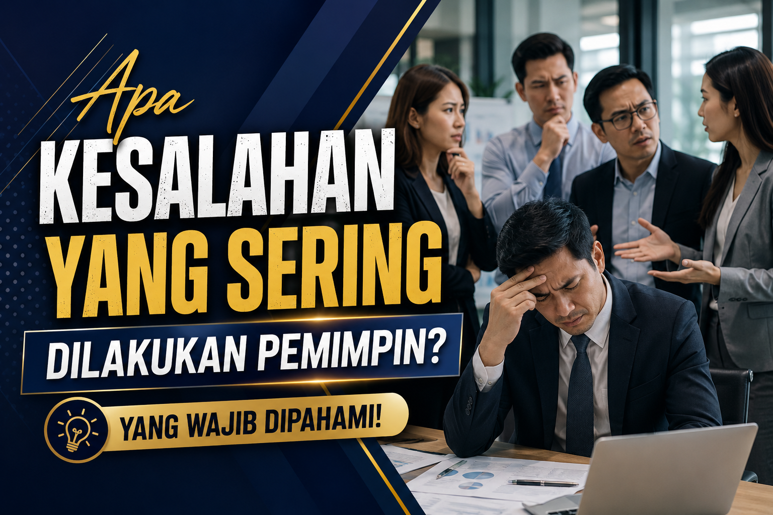 Apa Kesalahan Yang Sering Dilakukan Pemimpin?