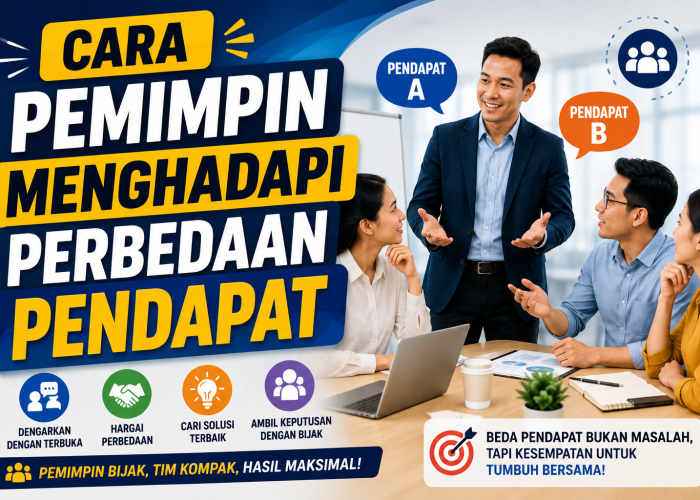 Cara Pemimpin Menghadapi Perbedaan Pendapat