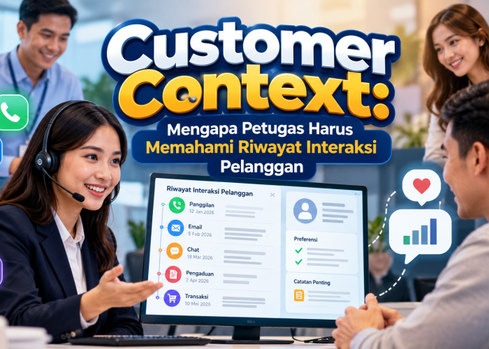 Customer Context: Mengapa Petugas Harus Memahami Riwayat Interaksi Pelanggan