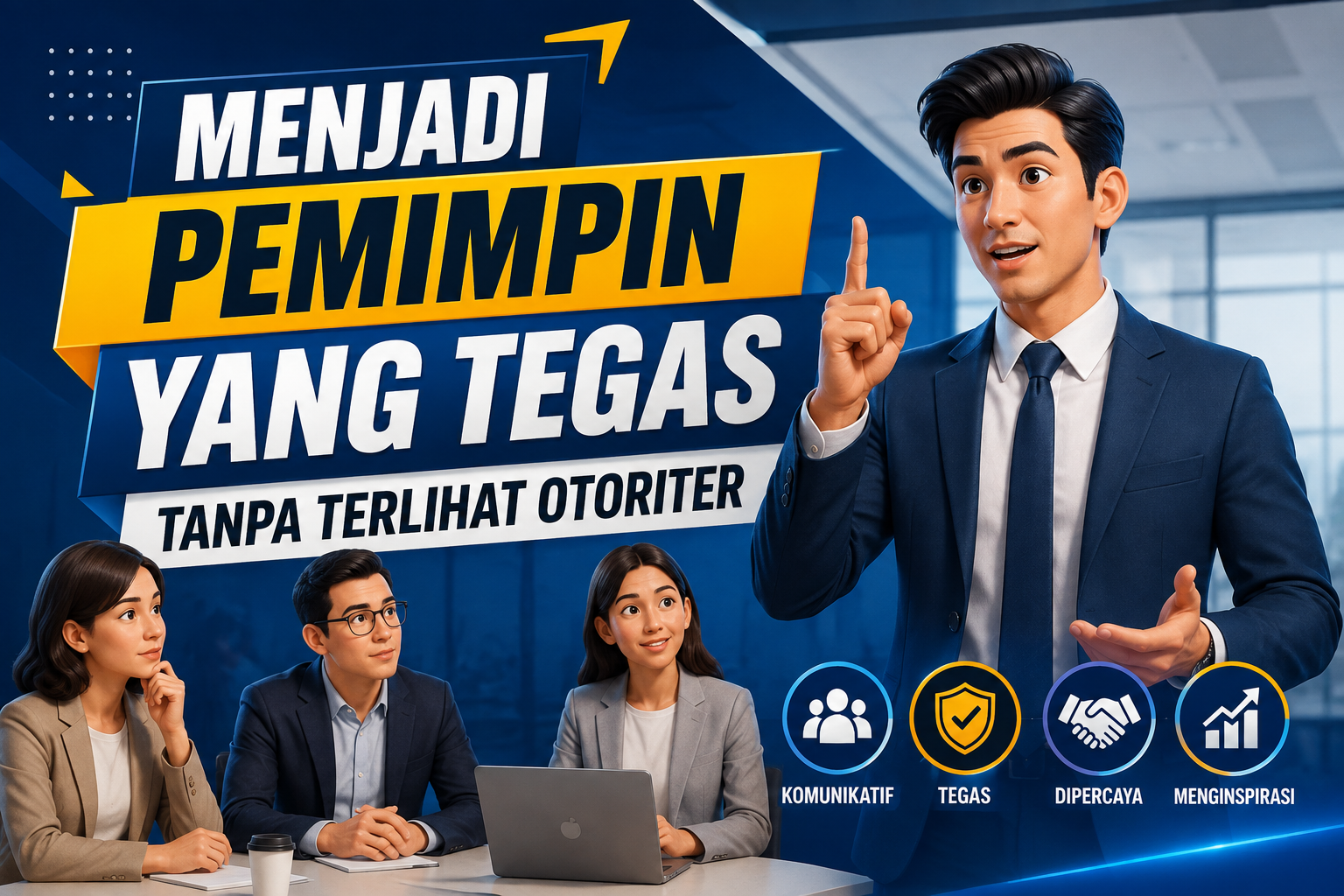 Menjadi Pemimpin yang Tegas Tanpa Terlihat Otoriter