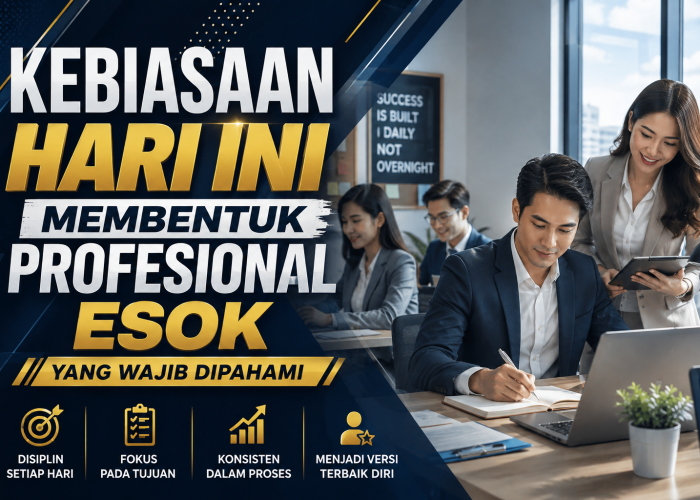 Kebiasaan Hari Ini Membentuk Profesional Esok