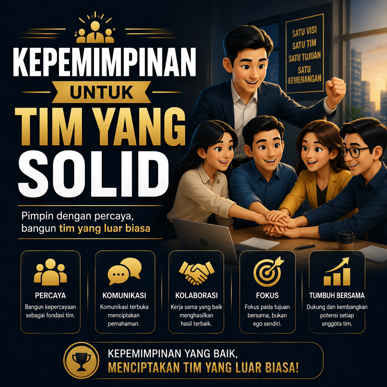 Kepemimpinan untuk Tim yang Solid