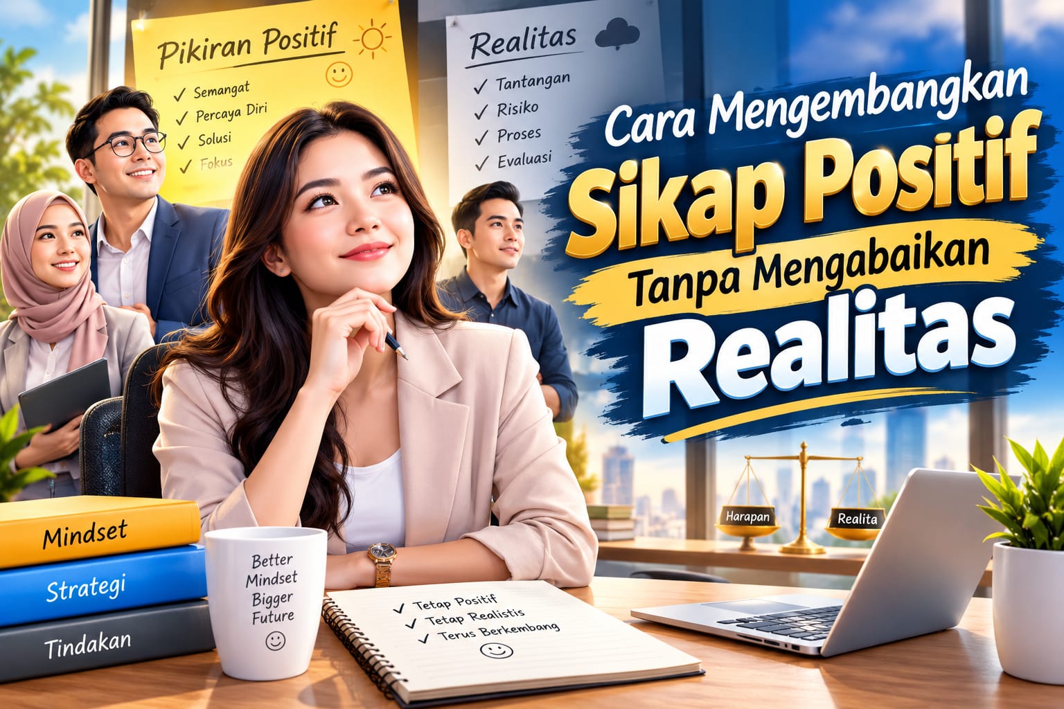 Cara Mengembangkan Sikap Positif Tanpa Mengabaikan Realitas