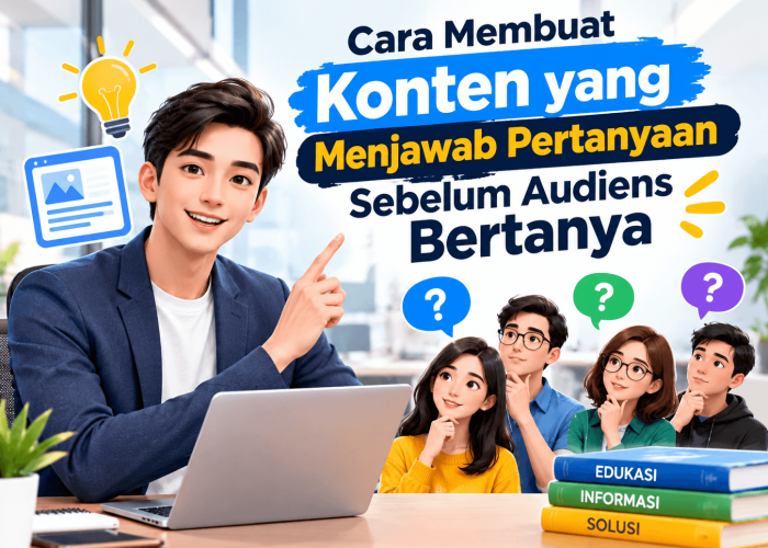Cara Membuat Konten yang Menjawab Pertanyaan Sebelum Audiens Bertanya