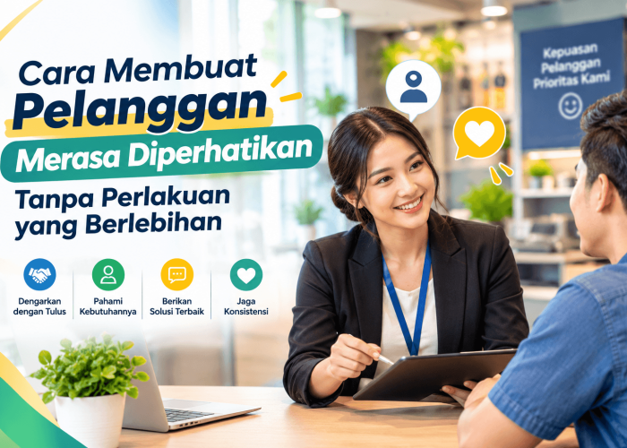 Cara Membuat Pelanggan Merasa Diperhatikan Tanpa Perlakuan yang Berlebihan